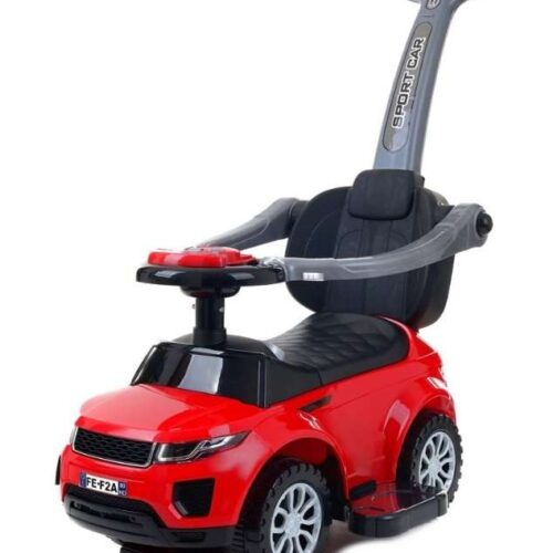 Funfit Kids Bébitaxi tolókarral és hangeffekttel - piros