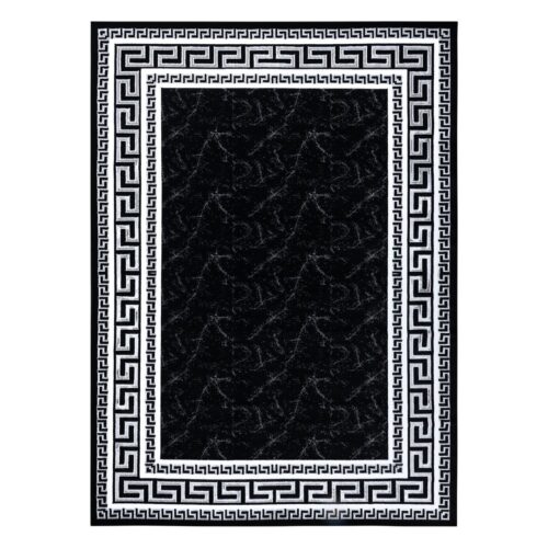 Futószőnyeg MOSSE FRAME fekete 70x250