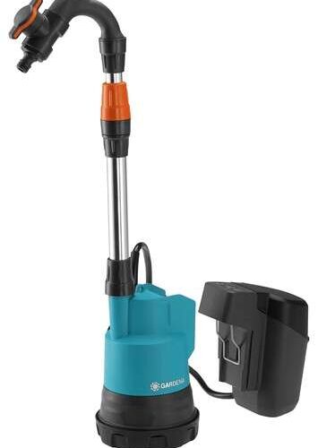 Gardena Akkumulátoros hordóürítő Szivattyú 2000/2 18V P4A akkumulátorral