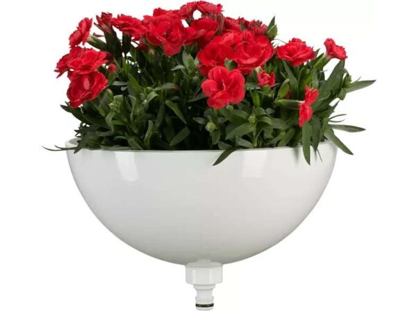 GARDENA ClickUp! Virágtartó - Fehér - 25cm