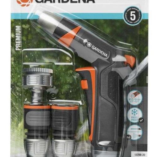 Gardena OGS Premium indulókészlet Locsolópisztollyal - szürke-narancs