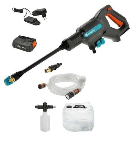 GardenaAquaClean 24/18V P4A Magasnyomású mosó Prémium készlet