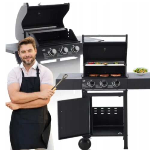 GardenLine BBQ8076 3 égős Gázgrill