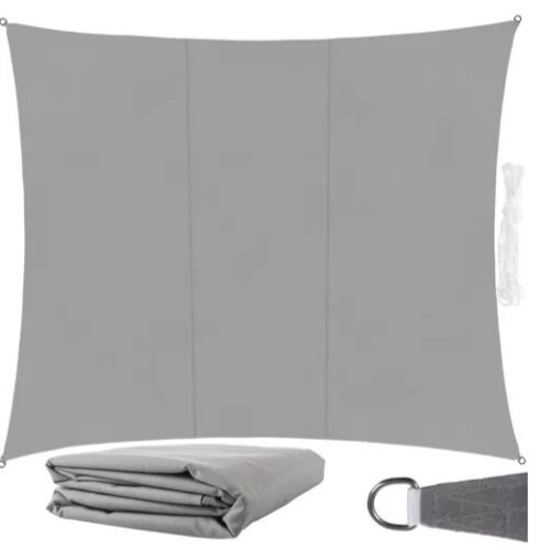 GardLov szögletes Napvitorla 4x3m 120g/m2 - Szürke