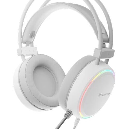 Genesis Neon 613 RGB Vezetékes Headset - Fehér