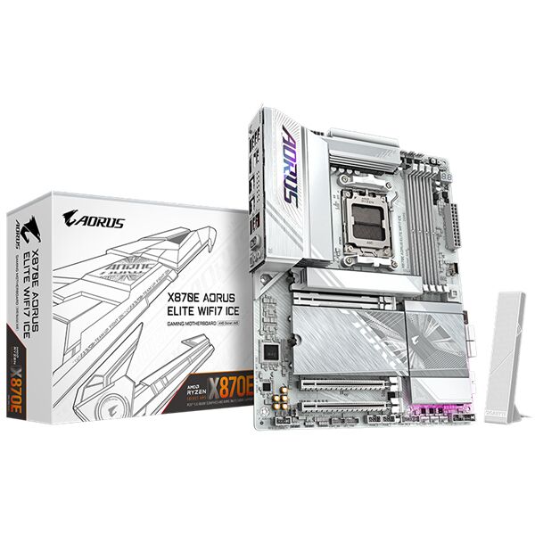 Gigabyte alaplap am5 x870e aorus elite wifi7 ice amd x870