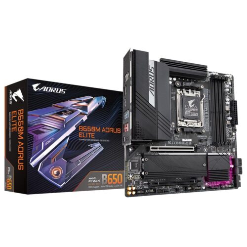 GIGABYTE B650M AORUS ELITE AMD B650 Socket AM5 ATX Alaplap