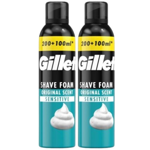 Gillette Classic Sensitive Borotvahab 2x300ml