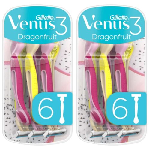 Gillette Venus 3 Dragonfruit női Borotva 2x6db