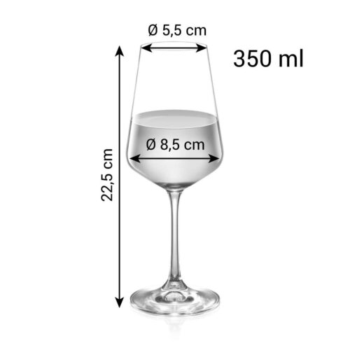 GIORGIO Fehérboros pohár 350 ml
