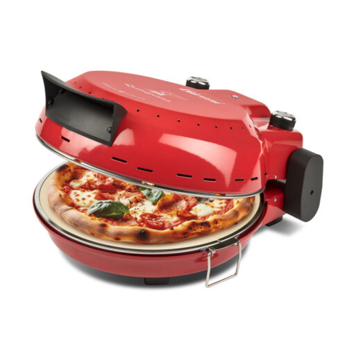 Girmi FP50 Forno Elettrico házi pizza sütő piros színben