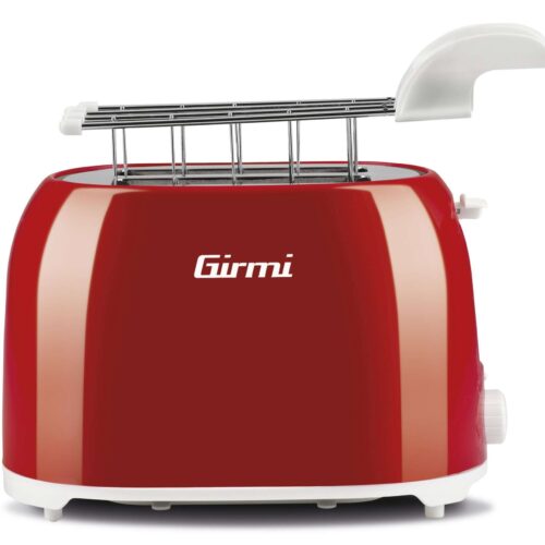 Girmi TP10 kenyérpirító piros színben