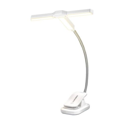Glocusent GLCSNTA2303 USB-C 1000mAh Tri-Head Book Light Fehér