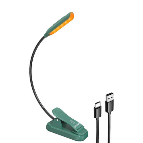 Glocusent mini GLCSNTBL102G csíptethető könyvvilágítás USB-C Veze...