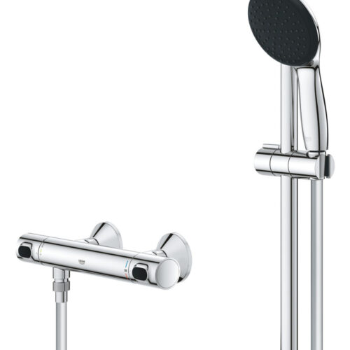 Grohe Precision Flow króm Termosztátos zuhanycsaptelep 1/2'
