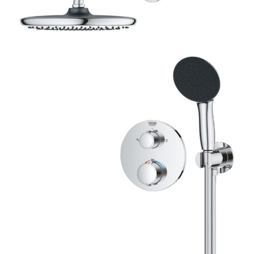 Grohe Precision Thermostat króm Rejtett zuhanyrendszer Vitalio Start 250