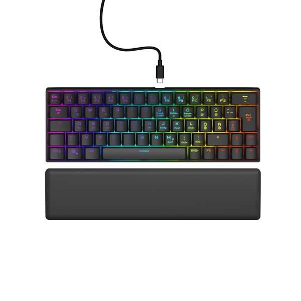 Hama URAGE EXODUS 75% RGB Mechanikus Billentyűzet - Vörös Kapcsoló