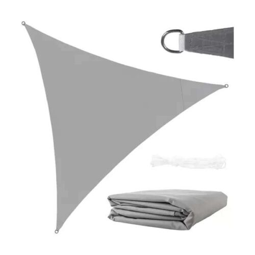Háromszög Napvitorla 3x3x3m szürke