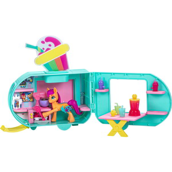 Hasbro Én kicsi Pónim - Sunny Starscout turmixos autó
