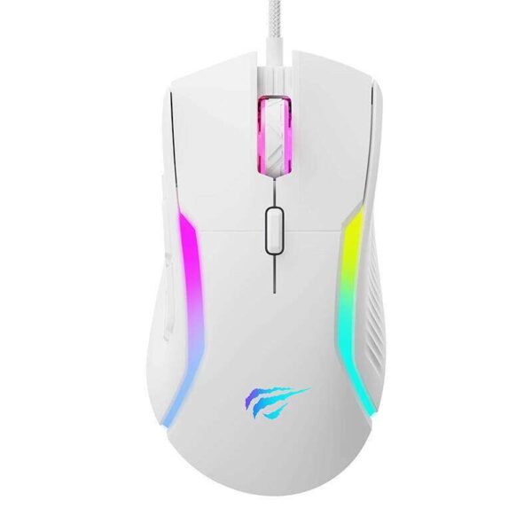 Havit MS1033 RGB Gaming Egér - Fehér