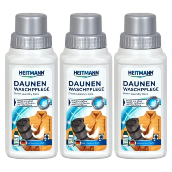 Heitmann Mosószer tolltöltetű textíliákhoz 3x250ml - 12 mosás