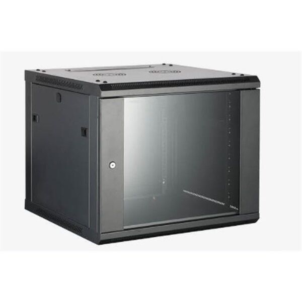Hikvision 19" fali kivitel  9U  600x450x500 Fekete  egyrekes...