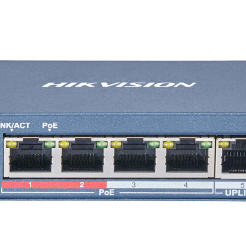 Hikvision DS-3E0105P-E(B) hálózati kapcsoló Beállítást nem igényl...