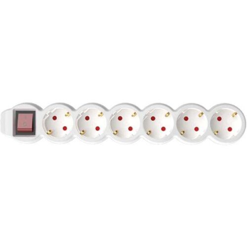 HOME 6-os Kapcsolós Hálózati Elosztó - 3m