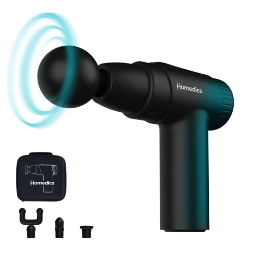HoMedics NOVO Masszázspisztoly - 4 Fejcsatolmány