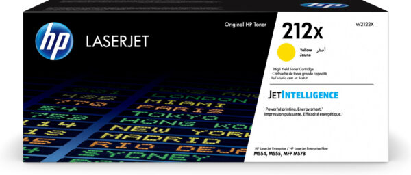 HP 212X Eredeti Lézertoner - Sárga