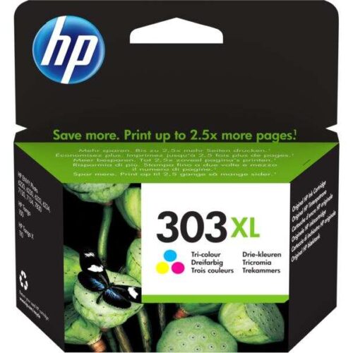 HP 303XL Nagy Kapacitású Színes Tintapatron