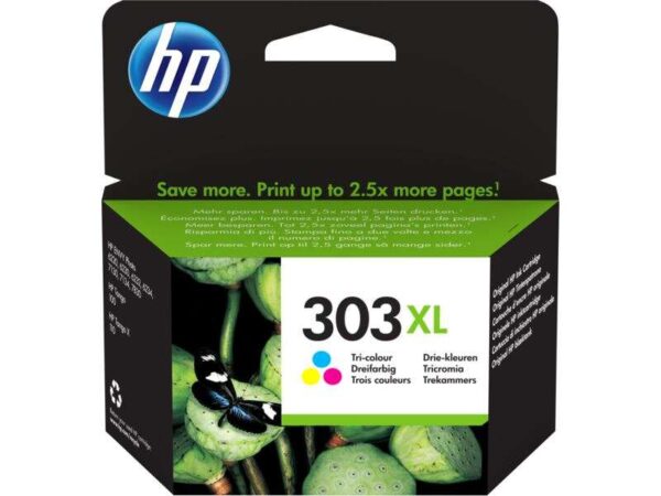 HP 303XL Nagy Kapacitású Színes Tintapatron