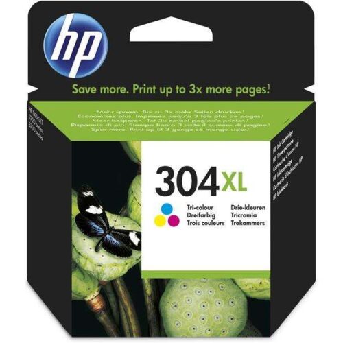 HP 304XL Háromszínű Tintapatron - XL