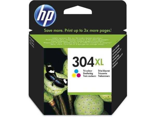 HP 304XL Háromszínű Tintapatron - XL