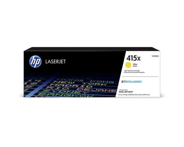 HP 415X Sárga Tonerkazetta - Nagy Kapacitású