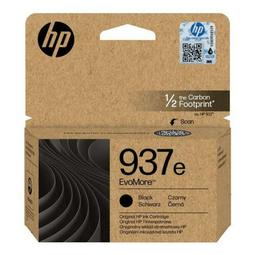 HP 4S6W9NE Tintapatron Black 2.500 oldal kapacitás No.937e EvoMore