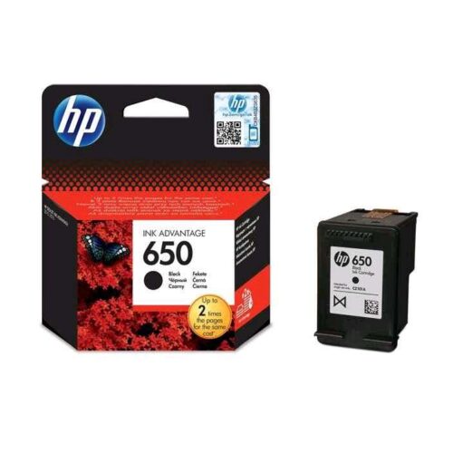 HP 650 Fekete Tintapatron - Ink Advantage - Nagy Kapacitású