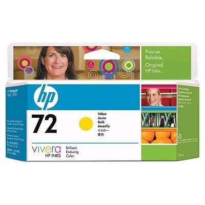 HP 72-es Sárga Tintapatron - Vivéra - 130 ml