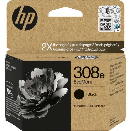 HP 7FP22UE Tintapatron Black 320 oldal kapacitás No.308 EvoMore