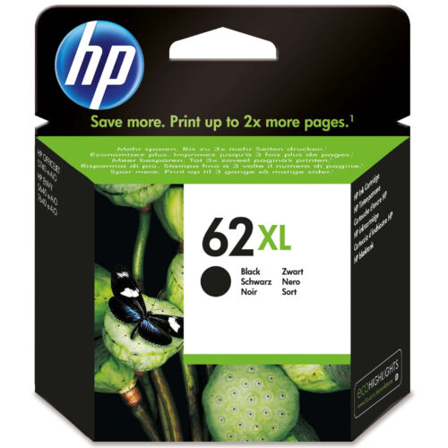 HP C2P05AE Tintapatron Black 600 oldal kapacitás No.62XL