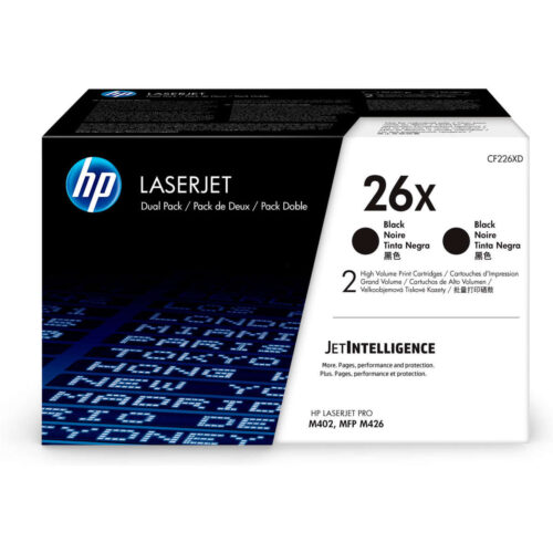 HP CF226XD (26X) 2-pack Black toner CF226XD