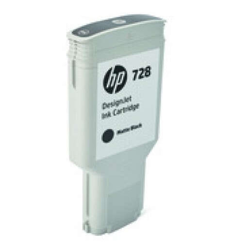 HP F9J68A Patron Matt Bk 300ml No.728 (Eredeti)