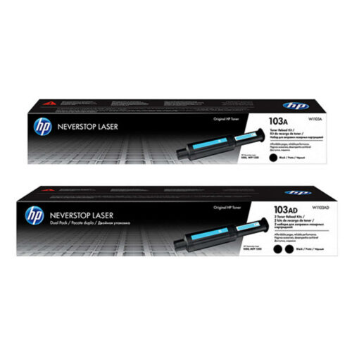 HP W1103AD No.103AD Black újratöltö toner kit eredeti 2x2