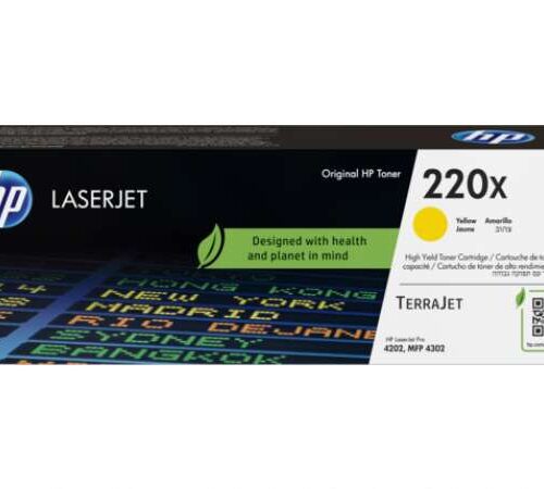 HP W2202X Toner Yellow 5.500 oldal kapacitás No.220X