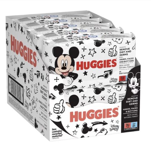 Huggies Baby Wipes Mickey Mouse nedves Törlőkendő 10x56db