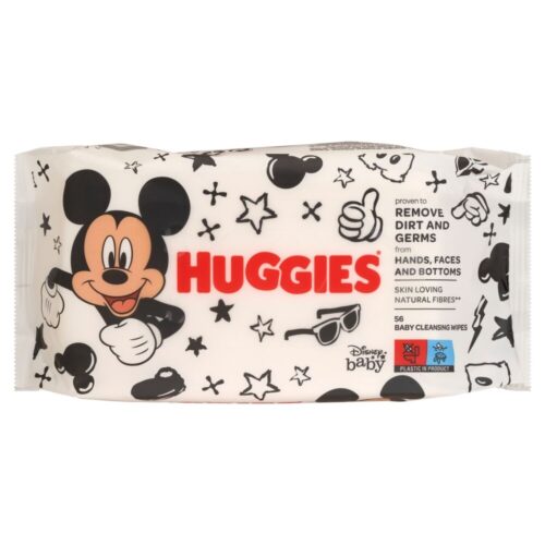 Huggies Baby Wipes Mickey Mouse nedves Törlőkendő 56db
