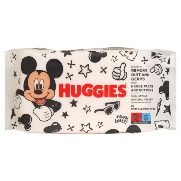 Huggies Baby Wipes Mickey Mouse nedves Törlőkendő 56db