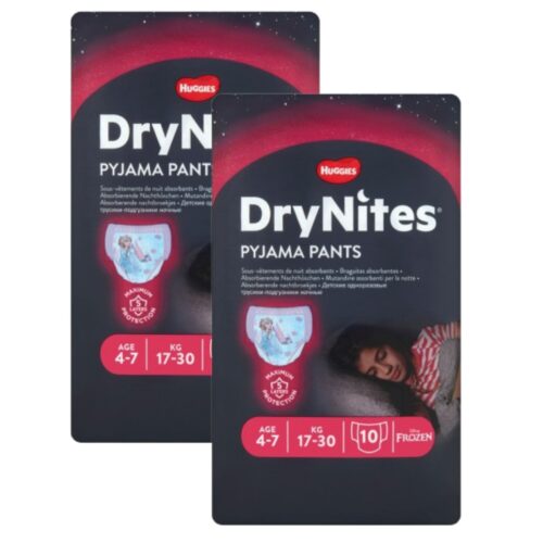 Huggies DryNites éjszakai Bugyipelenka lányoknak 17-30kg 4-7év (20db)