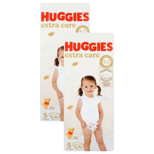 Huggies Extra Care Nadrágpelenka 11-25kg Maxi 5 (2x50db)