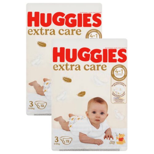 Huggies Extra Care Nadrágpelenka 6-10 kg Midi 3 (2x72db)